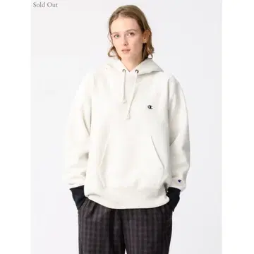 Champion RonHerman 별주 풀오버 후디 오트밀