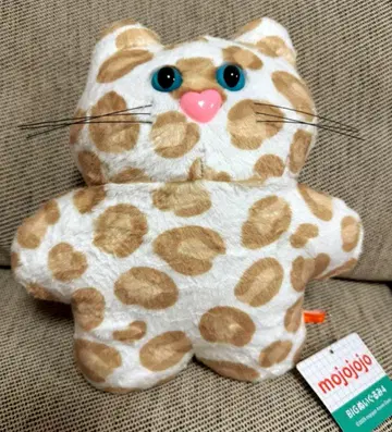 mojojojo BIG 봉제 인형 4 고양이 레오파드 무늬 택 포함