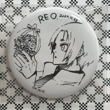 프린세스 카페 캔뱃지 미카게 레오 블루 록