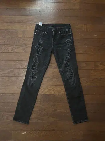 아메리칸 이글 스키니 데미지 데님