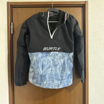 BURTLE 나일론 자켓 M 블랙 파랑