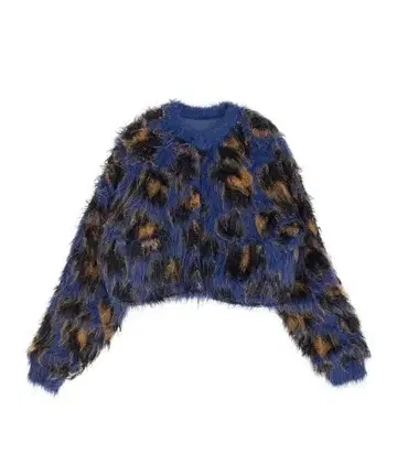 AmeriVINTAGE ANIMAL SHAGGY KNIT CARDIGAN