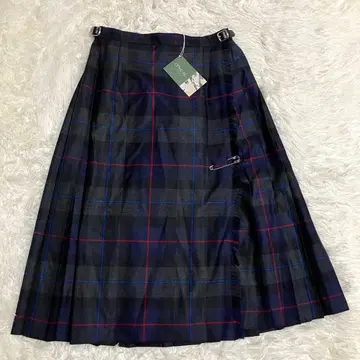 미사용 택 포함 오닐 오브 더블린 우스터 울 퀼트 스커트 GB12