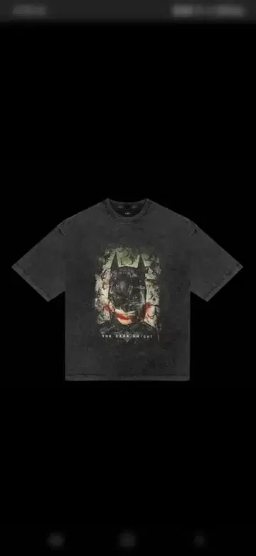 [ 즉완품 ] LIFT x 배트맨 빈티지 T셔츠 L 블랙