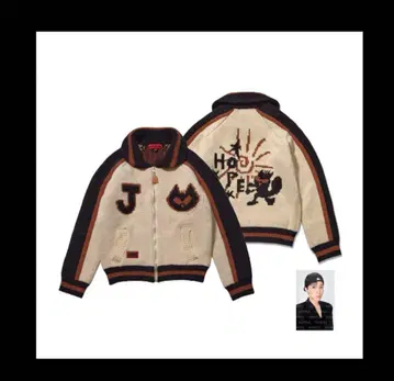 미사용 새상품 BTS J-hope 가디건 오버 사이즈 자켓