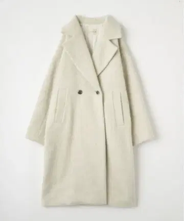 스트라 샤기 롱 코트