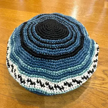 SFL 파랑과 블랙의 원형 모자