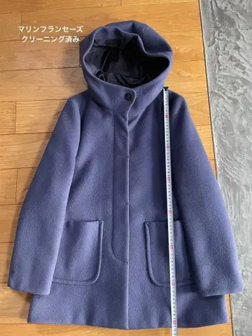 마린프랑세즈 후드 부착 코트 클리닝 완료