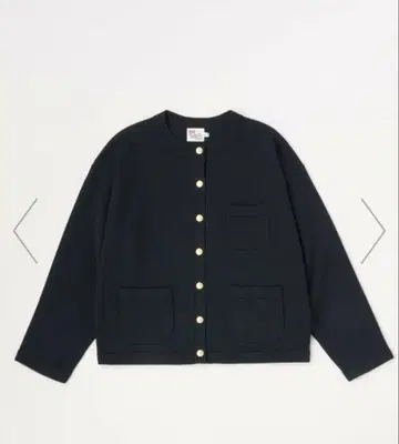 트래디셔널 웨더웨어 크루넥 니트 가디건 BLACK 블랙