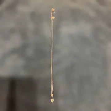 실버 하트형 펜던트 목걸이