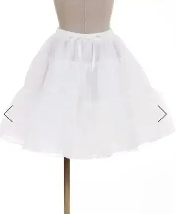 axes femme 볼륨 오간자 파니에 화이트