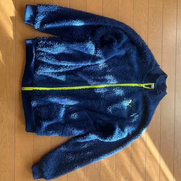 PUMA 플리스 자켓 네이비 160