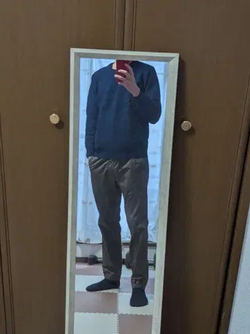 나노 유니버스 니트 네이비, BAYFLOW 팬츠