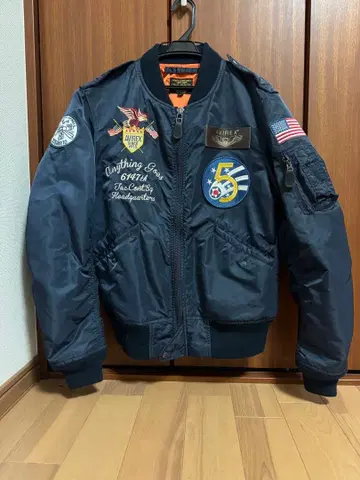 AVIREX LTO MA-1 자켓 XL 네이비