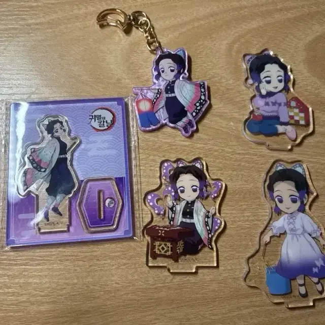 일괄판매) 귀멸의칼날 귀칼 시노부 아크릴 스탠드, 키링