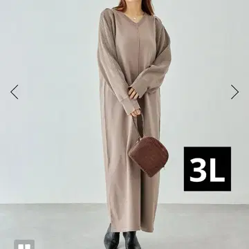 라비앙제 LAVEANGE 스펀지 니트 원피스