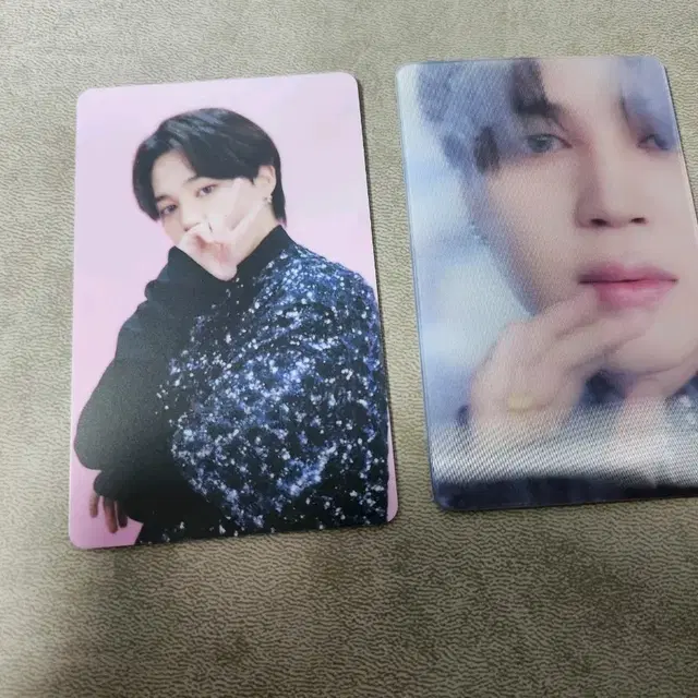 2장 일괄 bts 방탄 디 아이콘 미니 지민 스페셜 포카