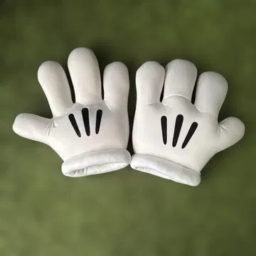 미키 장갑 화이트 프리 사이즈