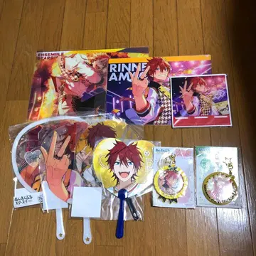 앙스타 아마기 린네 부채 클리어 파일 키링 아크릴 스탠드 묶음 판매