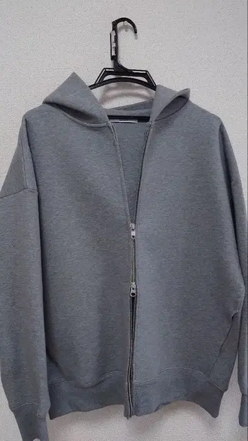 relume 그레이 풀 집업 후드티
