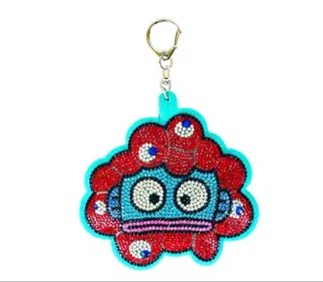 새상품 한교동 미야크미야크 반짝이 가죽 키링