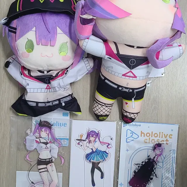 홀로라이브 토코야미 토와 아크릴스탠드 인형 네소 퍼펫 굿즈 모음