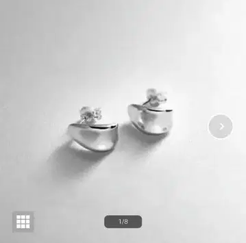 [ 코코슈닉 온키치 ] 실버 스몰 후프 할로우 귀걸이