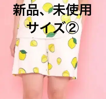 푸뉴즈 와타나베 나오미 레몬 올 패턴 맨투맨 숏팬츠