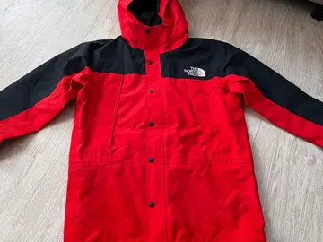 THE NORTH FACE 빨간색 나일론 자켓 L