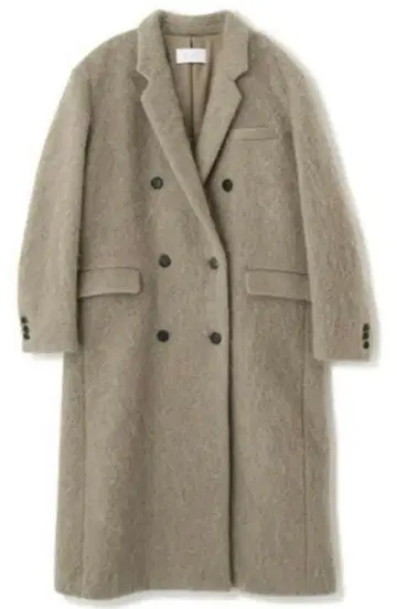 ETRE TOKYO | 울 샤기 체스터 코트 카키 M