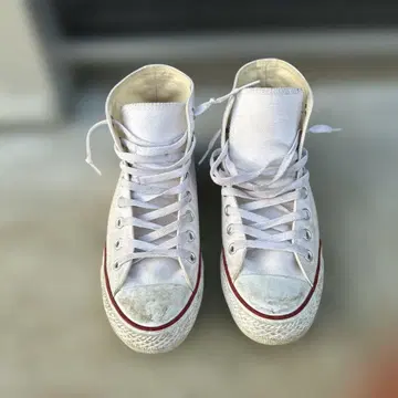 Converse 하이컷 스니커즈 화이트