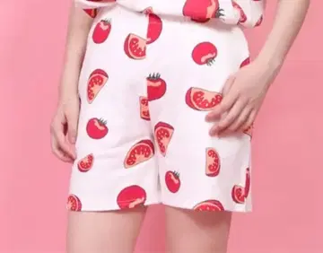 푸뉴즈 와타나베 나오미 토마토 패턴 숏팬츠