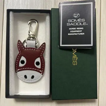 SOMES 말 얼굴형 키링 KF-39-BGD 버건디