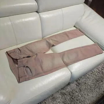 5351 핑크 슬림 핏 데님 팬츠