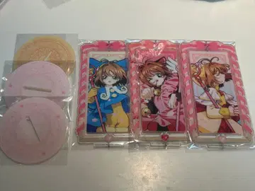 카드캡터 사쿠라 다이토 복권 D상 회전 액세서리 스탠드 3세트