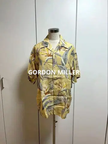 GORDON MILLER 사이드 포켓 하와이안 셔츠