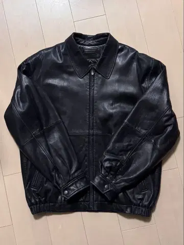 90s claiborne 가죽 자켓