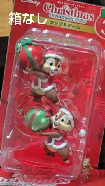 디즈니 해피 복권 크리스마스 오너먼트 칩 앤 데일