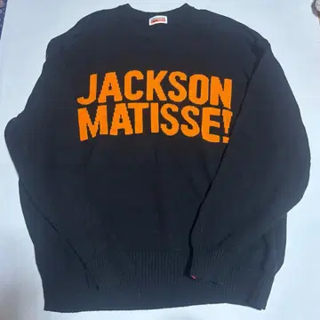 BAY FLOW / JACKSON MATiSSE! 콜라보 로고 니트