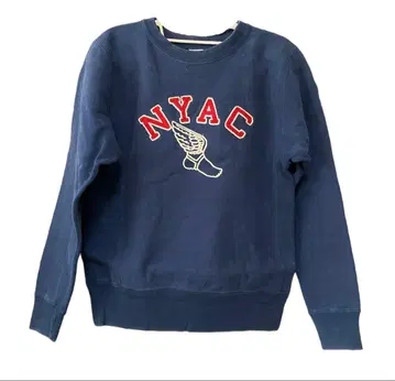 NYAC 자수 네이비 트레이닝복 CHESWICK 빈티지 리버스 위브