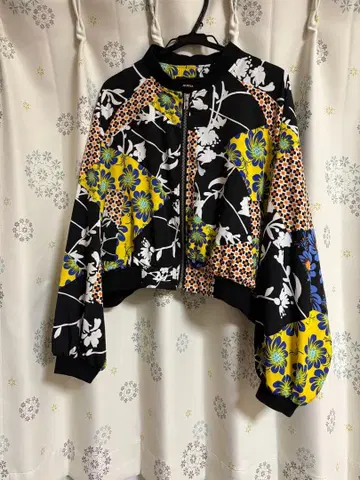 MURUA 꽃무늬 블루종