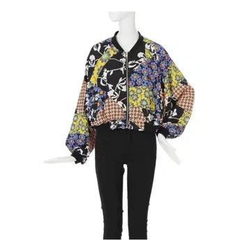 MURUA 꽃무늬 블루종