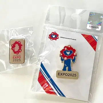 미개봉 새상품 2세트 미야쿠미야쿠 EXPO2025 핀 배지 2세트