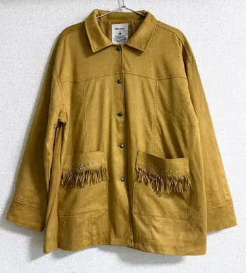[새상품 미사용] niko and - 스웨이드 웨스턴 셔츠 자켓