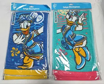 도쿄 디즈니랜드 캐릭터 롱 타월 2개 세트