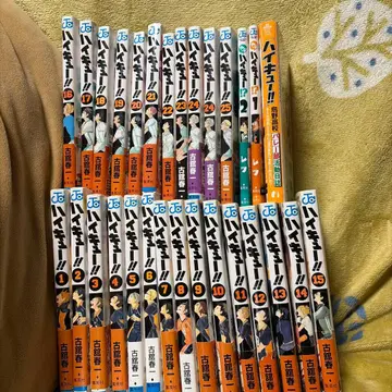 하이큐 1-25권, 레츠 하이큐 1-2권, 배구부 활동 일지