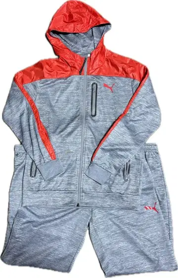 PUMA 상하의 세트 후드 부착 저지 M 사이즈