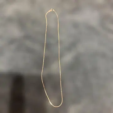 실버 심플 롱 목걸이