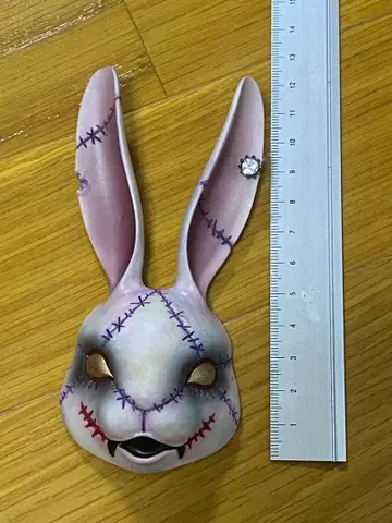 토끼 마스크 인형 장식 1/4 MSD 소품