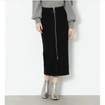 [ something ] 지퍼 데님 스커트 SKT985